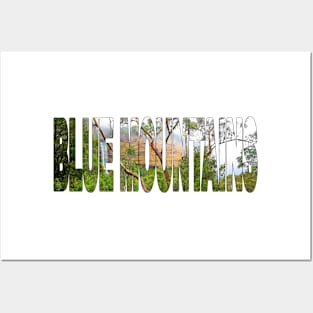 BLUE MOUNTAINS - NSW Australia Katoomba Falls Posters and Art